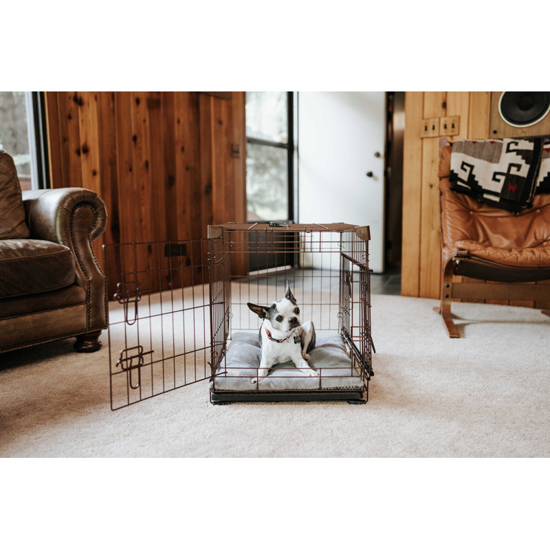 Extra Small Bronze Wire Dog Crate with Sliding Door