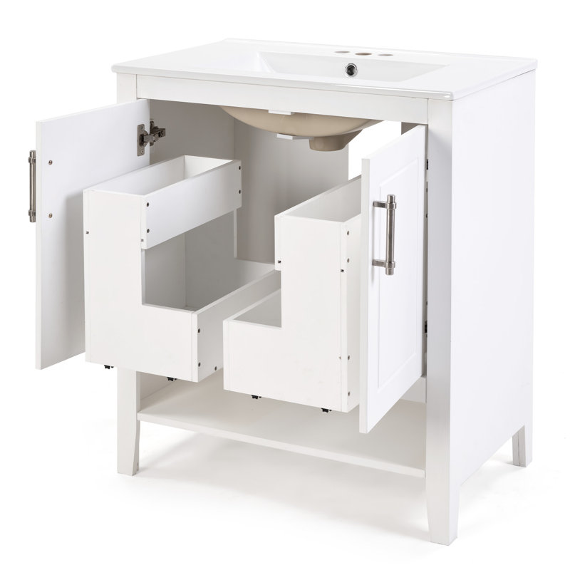 Meuble-lavabo 30 po avec lavabo Kokkina