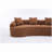 Boneless Curved Chenille Compression Modular Sofa-67722942