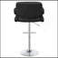 Tabouret de bar réglable noir