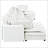 Double-Layer Cushion Modern Large U-Shaped Modular Sofa-35370057