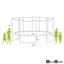 Harold Freeport Park ft Round Backyard Trampoline with Safety Enclosure