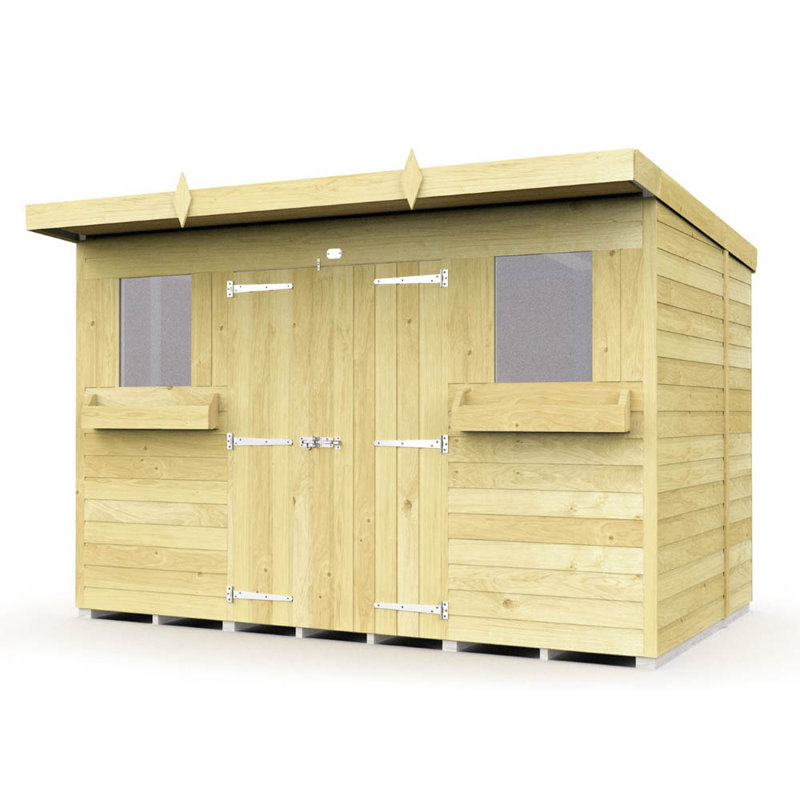 Pent Summer Shed, 10ft x 7ft