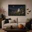 Art mural blanc sur toile Halloween-1108441791