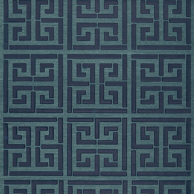 Greek Key Sisal Wallpaper