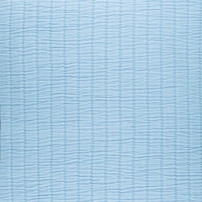 Aegean Blue Twin Cotton Matelassé Coverlet
