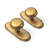 1.18" Mushroom Knob With Backplate-G014 Multipack-123651420