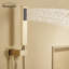 Système de douche réglable complet avec valve brute