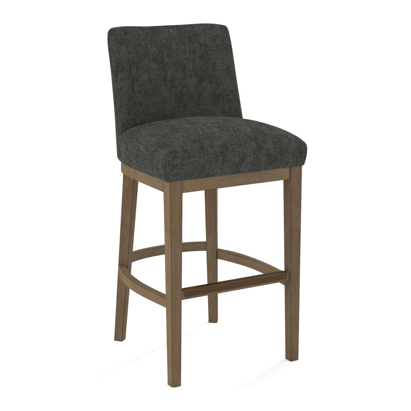 Upholstered Stool, 61585-76, Weathered Gray