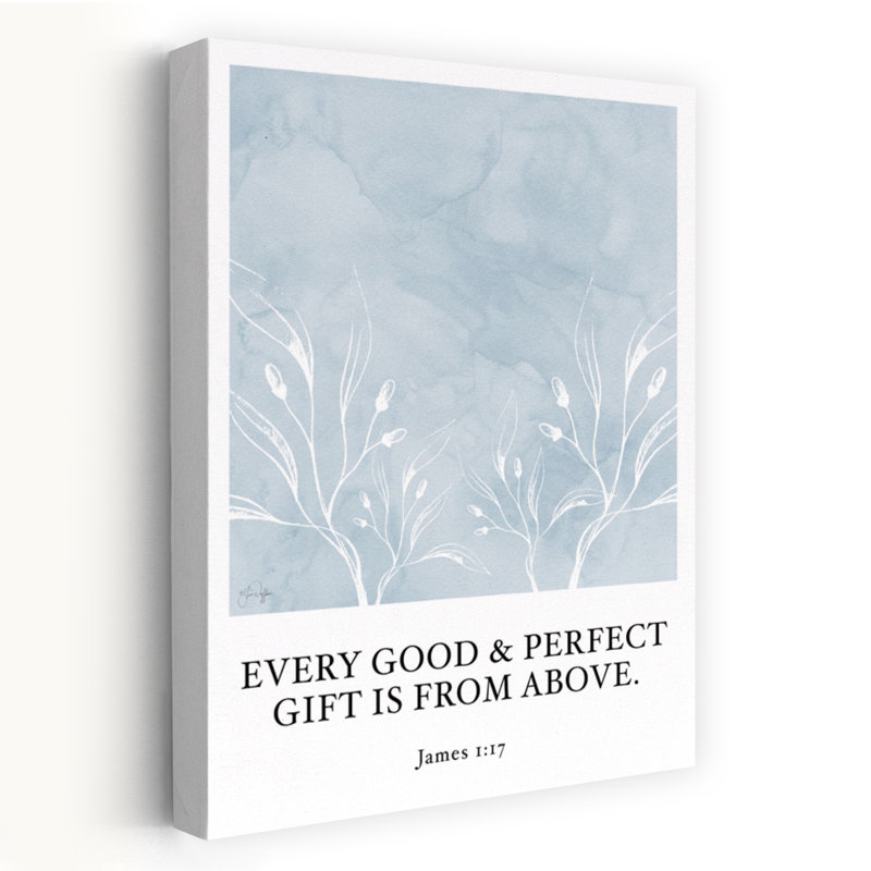 «Perfect From Above - Contemporary James 117», citation de bon et parfait, H 24 po x l 16 po