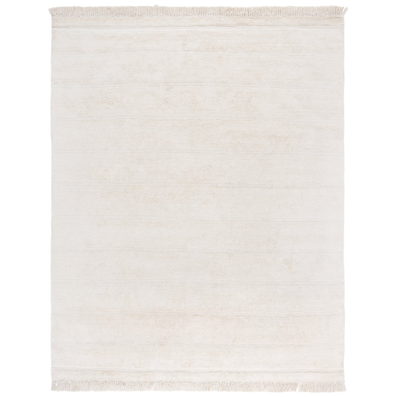 Frederi Hand Woven Recyclyed Cotton Pile Machine Washable Rug, Rectangle 8' x 10'