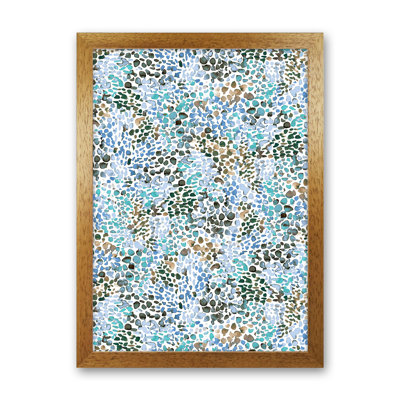 Speckled Watercolor Blue - Print