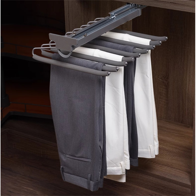 Toptrack Single-Row Pull-Out Pants Rack
