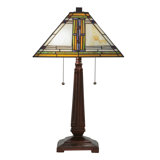 Meyda Tiffany & Stained Glass Metal Lamp