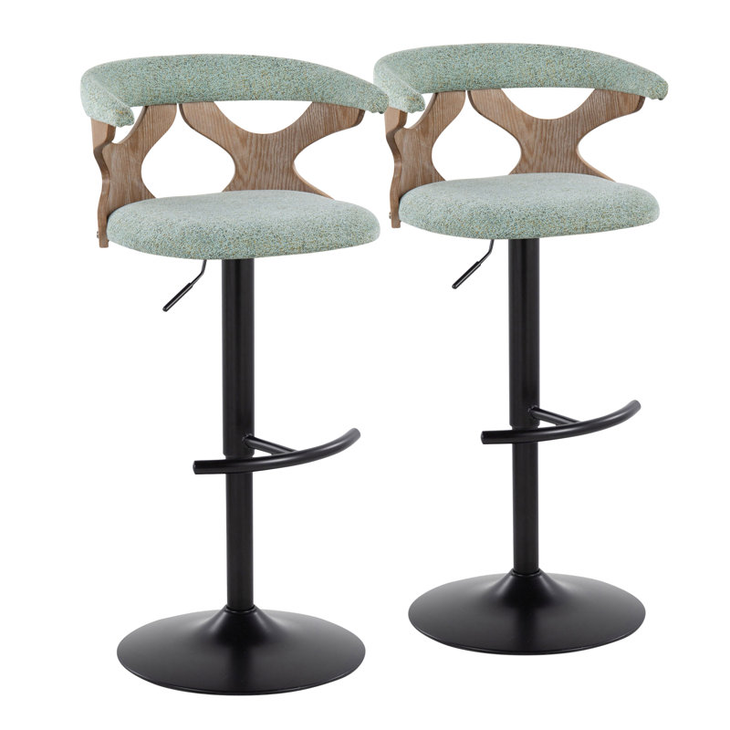 Tabouret pivotant à hauteur réglable, Vert