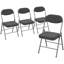 Office Folding Chairs Set of 4