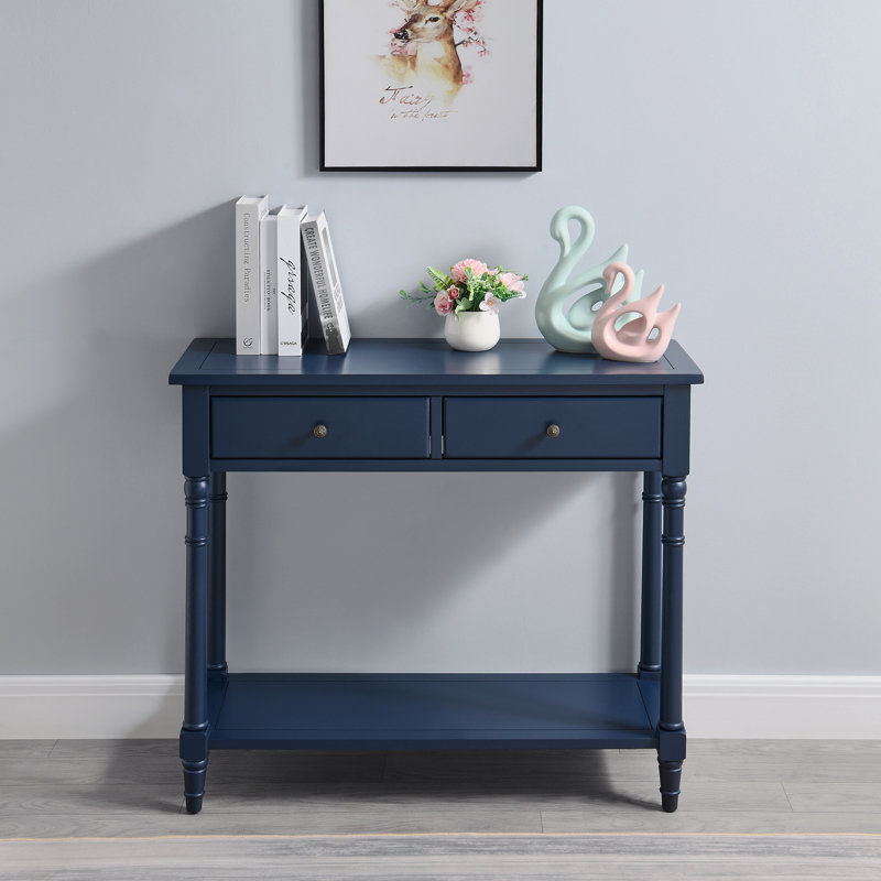 Beauman 90cm Console Table, Blue