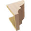 Bois de cèdre brut Ridgewood, Corbeau apprêté Ridgewood-88290262