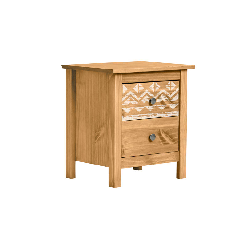 Mcginn 46cm W Solid Wood Bedside Table