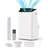 14,000 BTU Portable Air Conditioner, Quiet & Powerful, Follow Me Function, Ideal For Small Rooms, LCD Remote Control, US Plug, White
