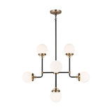 Eight Light Small Chandelier