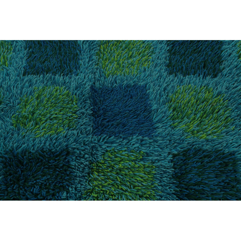 Scandinavian One-of-a-Kind 4'5x6'4 Hand Knotted Area Rug