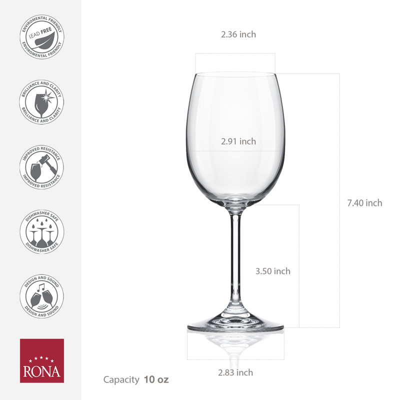 Gala 10 oz Verre à vin, 10