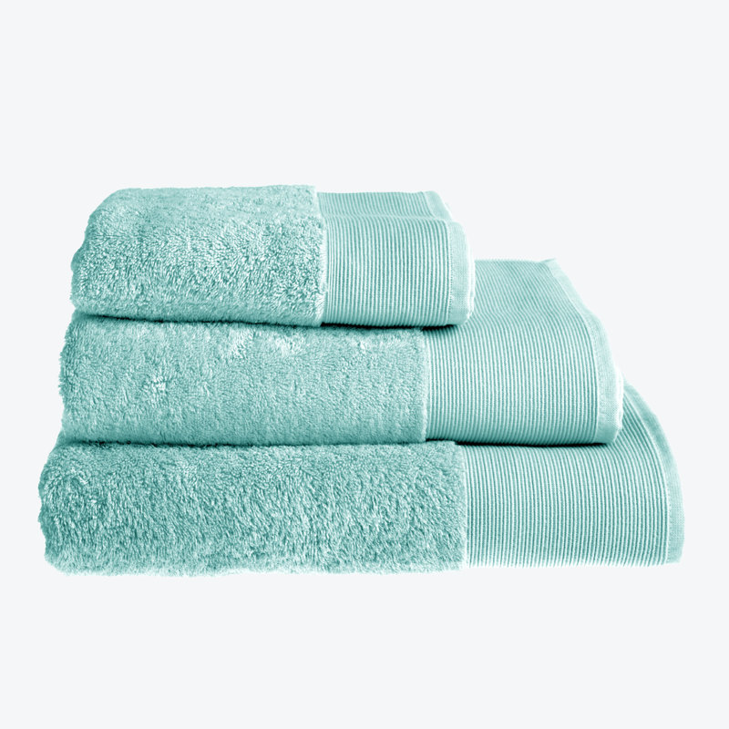 Sustainable Bamboo Bath Towel Single, Duck Egg