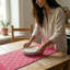 Solid Color 100% Cotton Table Runner-1239147748