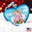 Holiday 3.5'' Handmade Glass Holiday Shaped Ornament
