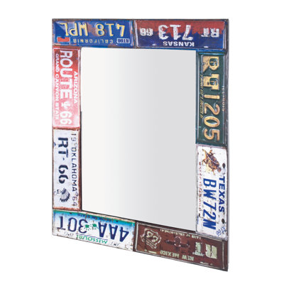 Doty Metal Flat Wall Mirror