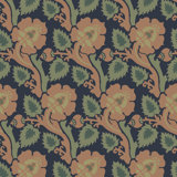 Paisley Briar - Persian Rug Botanical Wallpaper