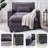 41" W Corduroy Oversized Comfy Accent Chair With Ottoman,usb Port & Cup Holders-91321189