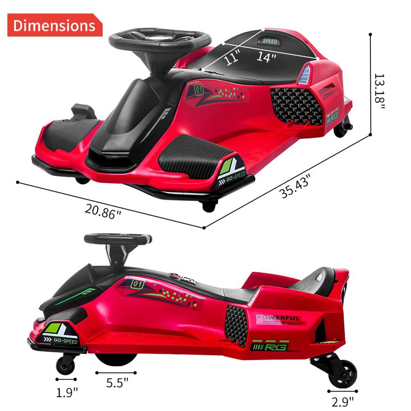 Jouets tout-terrain Gaomon, Rouge