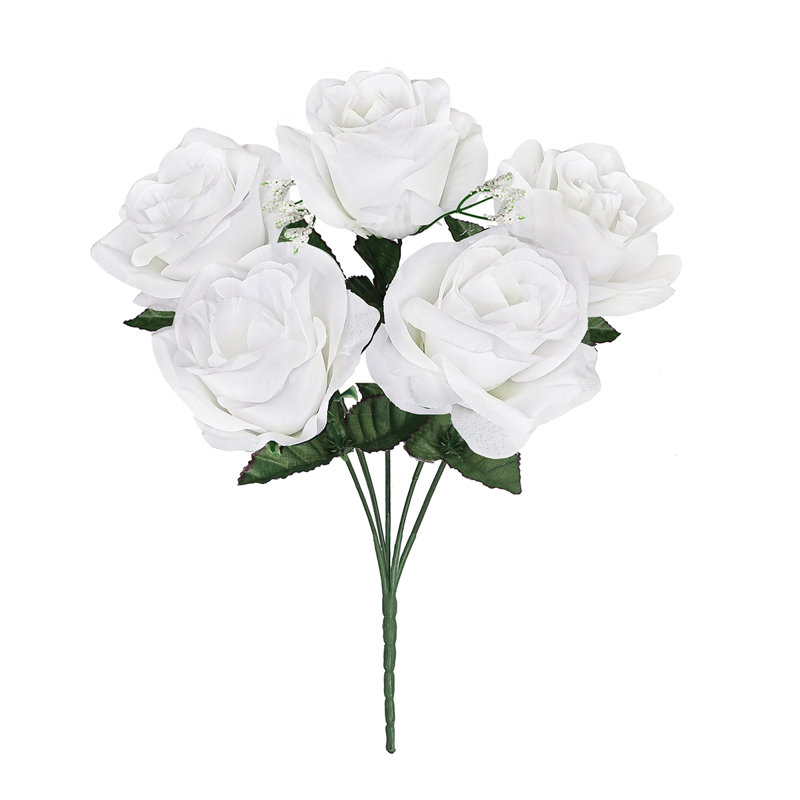 Rosier artificiel ouvert, Blanc