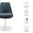 Lippa Upholstered Swivel Dining Chair-105239765-105239766