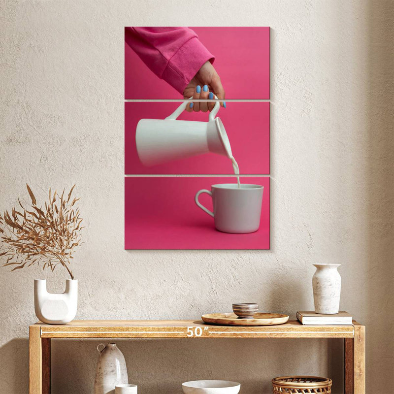 Yarlin Pouring Milk, 57" H x 36" W