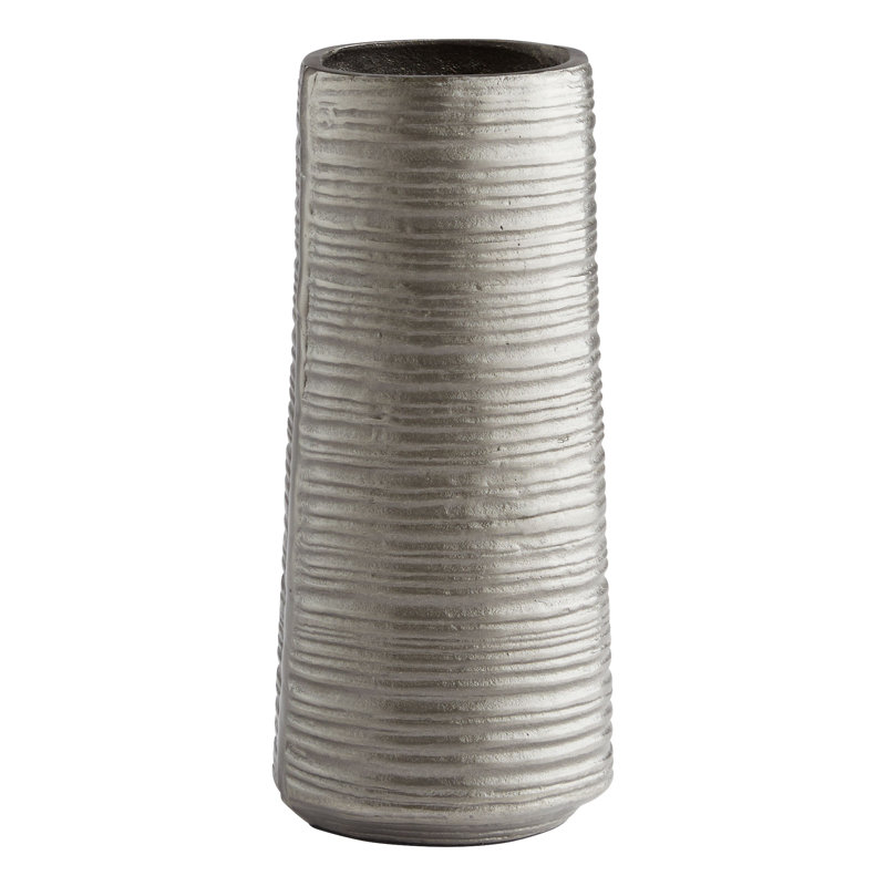 Vase de table en aluminium fait à la main Jasper