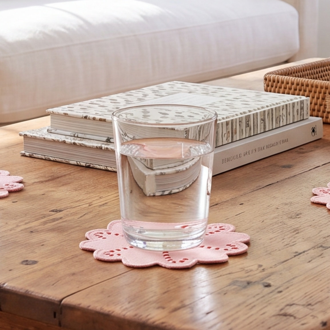 Provence Candy Cane Cocktail Napkins Set