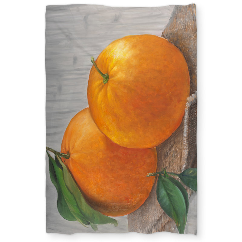 Two Oranges Kitchen Food Duvet Cover | Home Decor Style