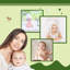 Ensemble-cadeau WBM Baby Care, shampooing et lavage du corps 3-en-1, crème hydratante pour le visage et lavage naturel des mains