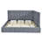 Full Size Upholstered Daybed/Sofa Bed Frame-Gray, Velvet-1755037314