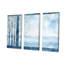«White and Blue Winter Forest Collage VII - Winter Landscape», art mural-441274624-441274629