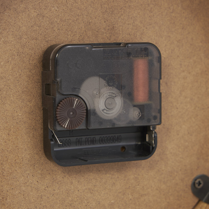 Tabletop Clock in Light Brown