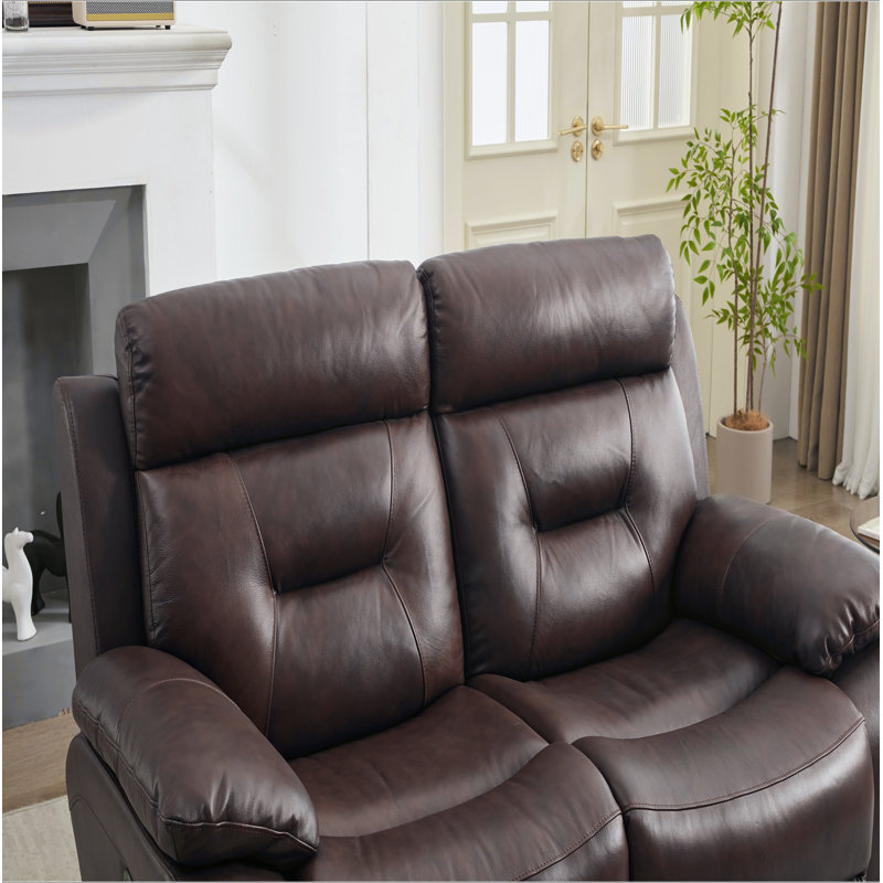 Genuine Leather Non-Power Reclining LVST-Two Seats
