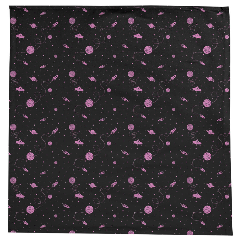 Nappe space outer Avicia, Noir / Rose