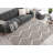 Fresno Modern Black White Striped Area Rug-102210976