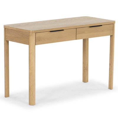 Bureau en bois 2 tiroirs Tahani