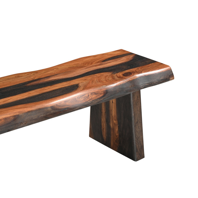Banc de salle à manger Chaliyah, Noyer, 75" W