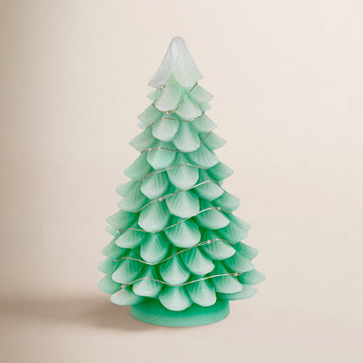 Wax Color Changing Led Christmas Tree